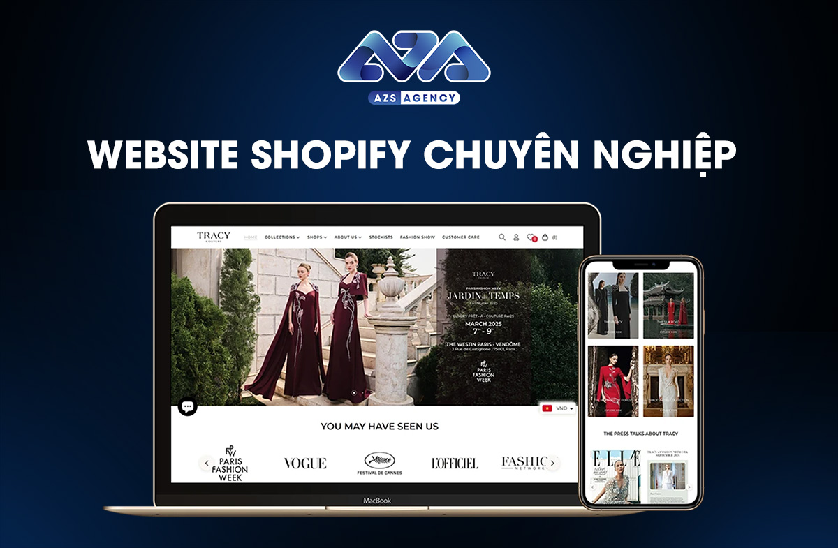 thiết kế website shopify